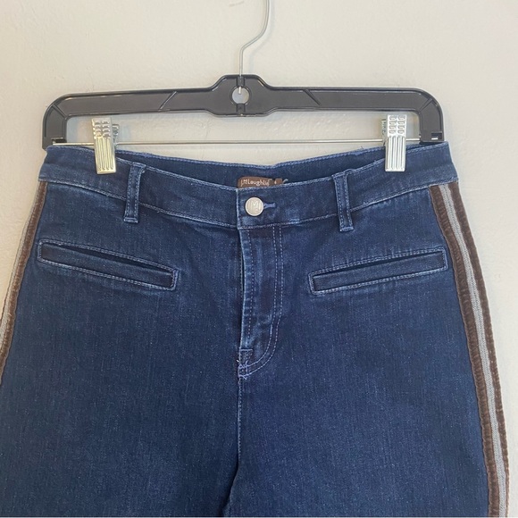 J Mclaughlin High Rise Jeans Womens Size 4 Demi Boot Side Stripe - Picture 2 of 6